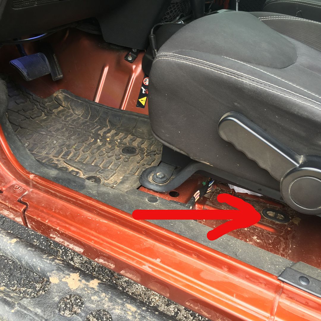 Wet carpet behind the passenger front seat Jeep Wrangler Forum